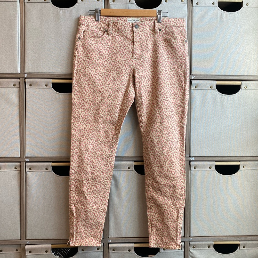 Denim and supply floral skinny jeans